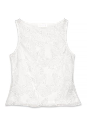 NA-KD, SLEEVELESS SEQUIN - Blúzka - white