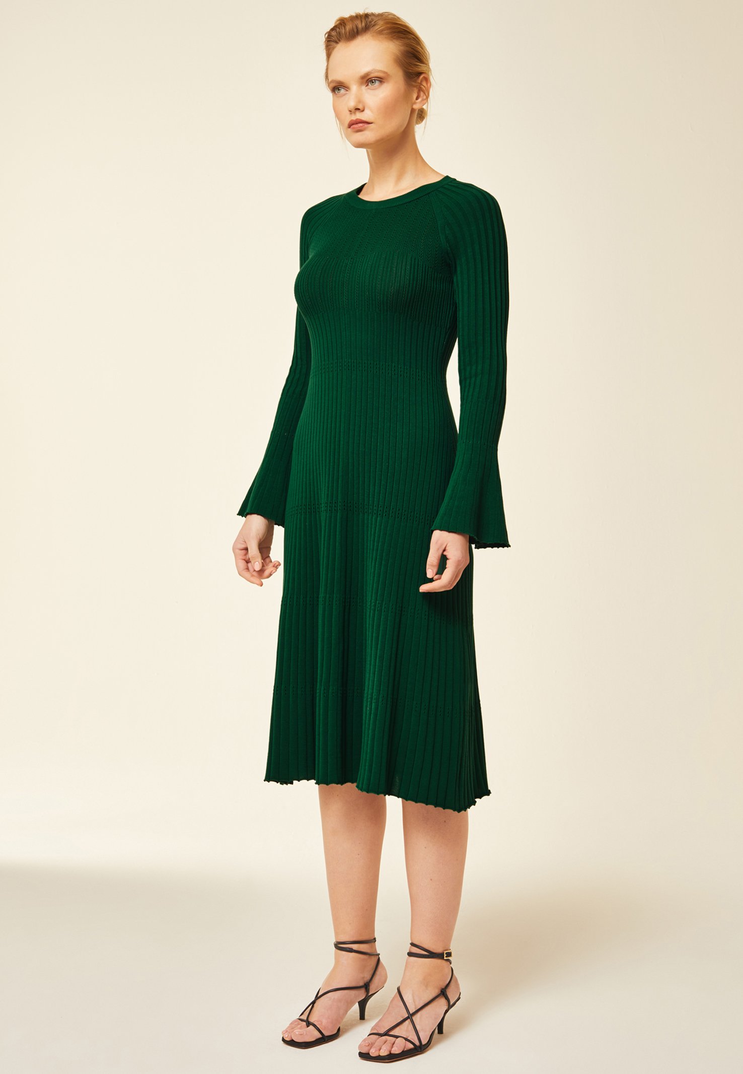 IVY & OAK Stickad klänning green Zalando.se IVY & OAK Stickad klänning green Zalando.se