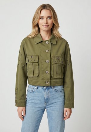 Giacca di jeans - vert