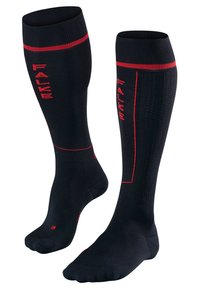 FALKE IMPULSE RUNNING IMPROVED BLOOD CIRCULATION - Kniestrümpfe - black