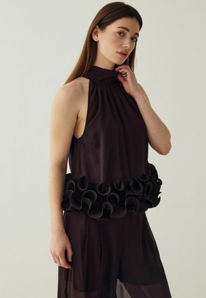 Noella, N-MARJOLAINE BLOUSE - Blouse - chocolate