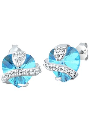 HEART CRYSTAL - Boucles d'oreilles - blau