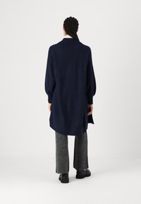 YAS YASJUVA LONG CARDIGAN - Jopica - navy blazer
