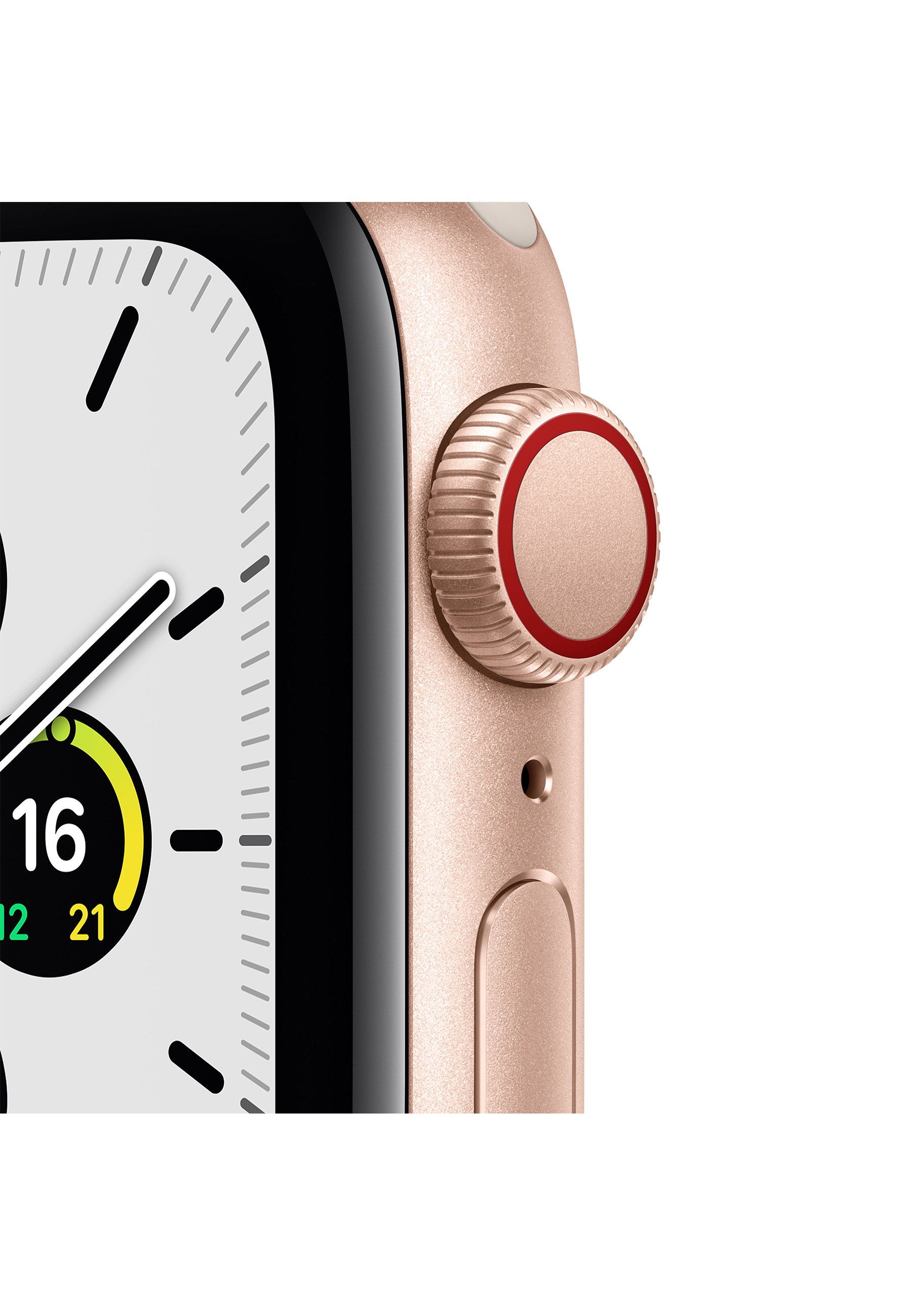 Apple APPLE WATCH SE 40MM (GPS + CELLULAR) - Smartwatch - gold aluminium  case with starlight sport band/goldfarben - Zalando.de