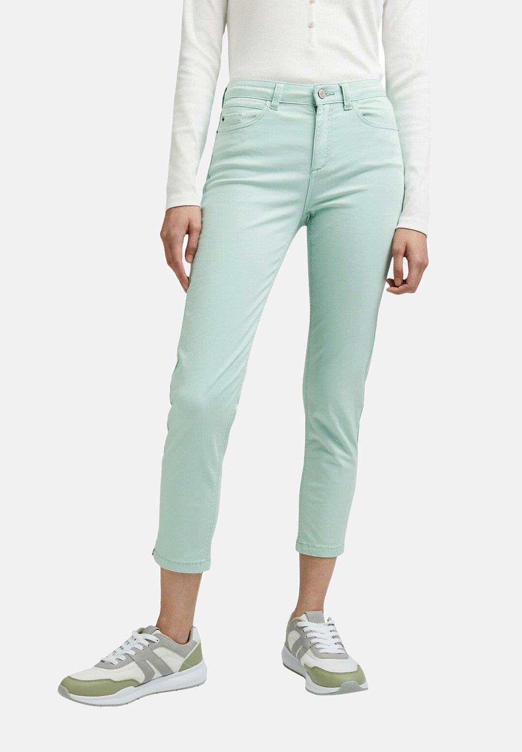 Esprit MR CAPRI - Broek - light aqua green/Lichtgroen - Zalando.nl