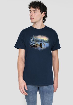 WILDLIFE HUNTERS MOON THE SPOILS - T-Shirt print - dark blue