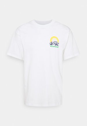 MOUNTAIN - Triko s potiskem - white
