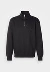 ESSENTIAL ZIP UNISEX - Sweatshirt - black