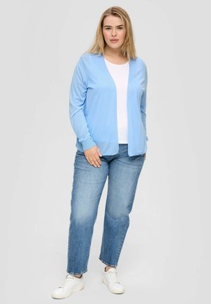 s.Oliver GEBREID - Cardigan - himmelblau