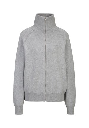 ALMIRA - Sweater met rits - grey melange