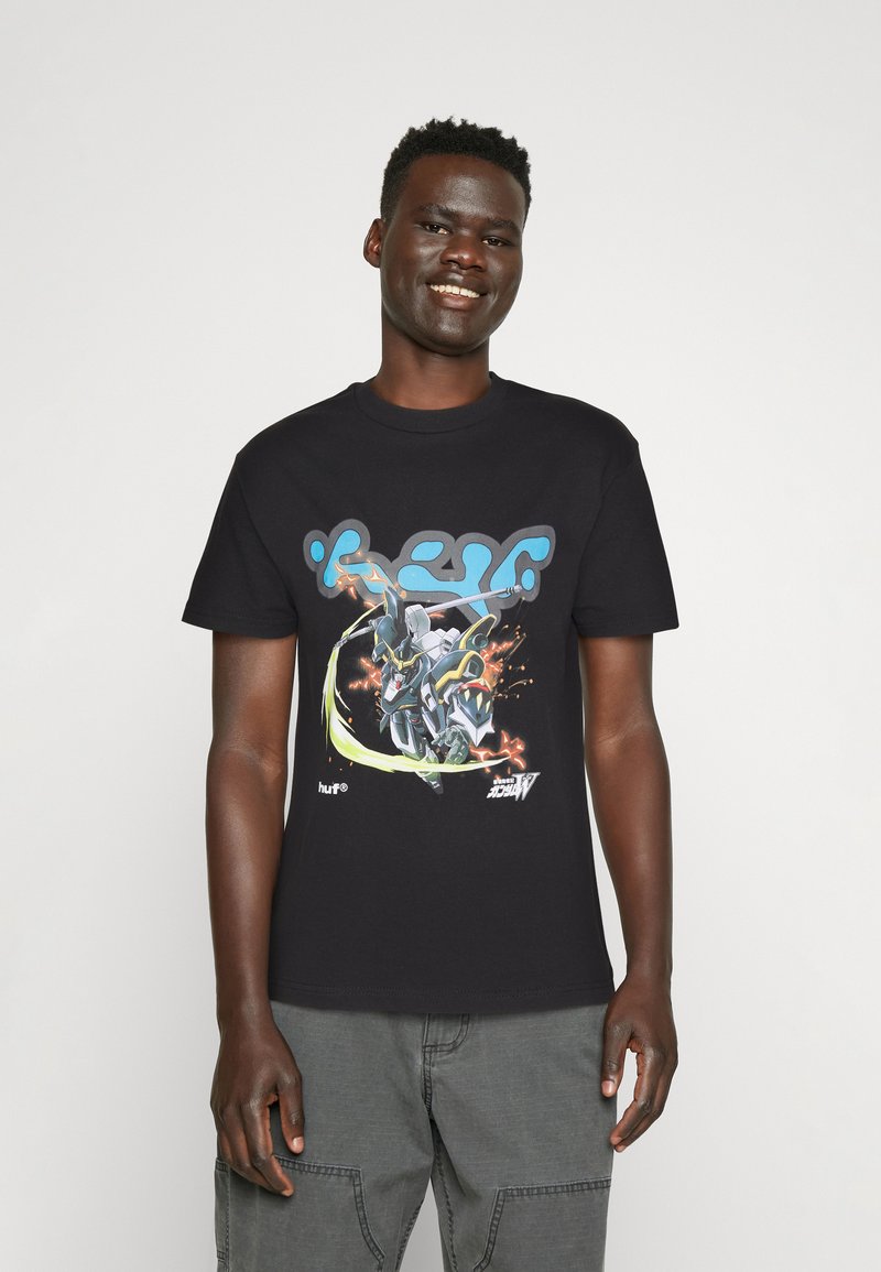 HUF DEATHSCYTHE TEE UNISEX - T-shirt print - black