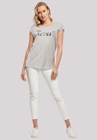 F4NT4STIC LOONEY TUNES SYLVESTER COLOUR CODE - T-shirts med print - heather grey