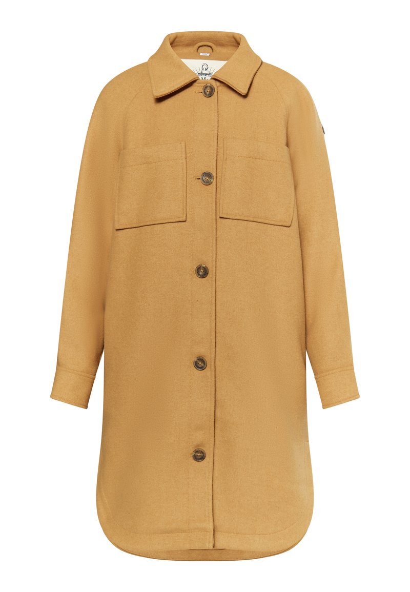 dreimaster Mantel bruin