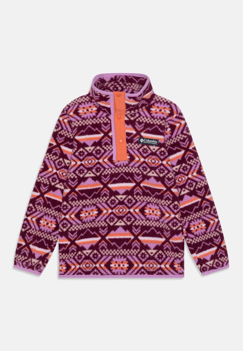 Columbia Benton Springs 1/2 snap pull over fleece in burgundy Columbia Benton Springs 1/2 snap pull over fleece in burgundy