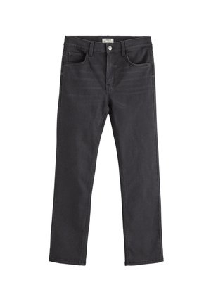 STAFFAN WITH BRUSHED INSIDE  - Straight leg -farkut - black