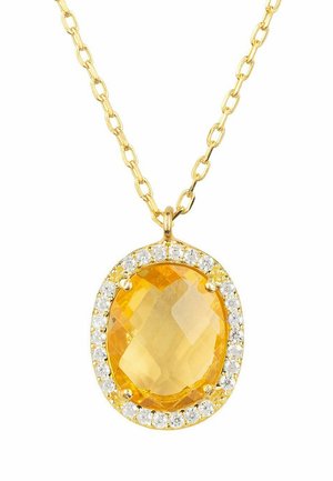 BEATRICE OVAL  - Necklace - yellow