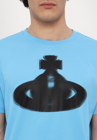 Vivienne Westwood HALFTONE ORB CLASSIC UNISEX - Apdrukāts T-krekls - blue