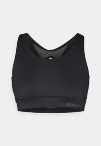 Salomon CROSS RUN BRA  - Športni modrček z močno podporo - deep black