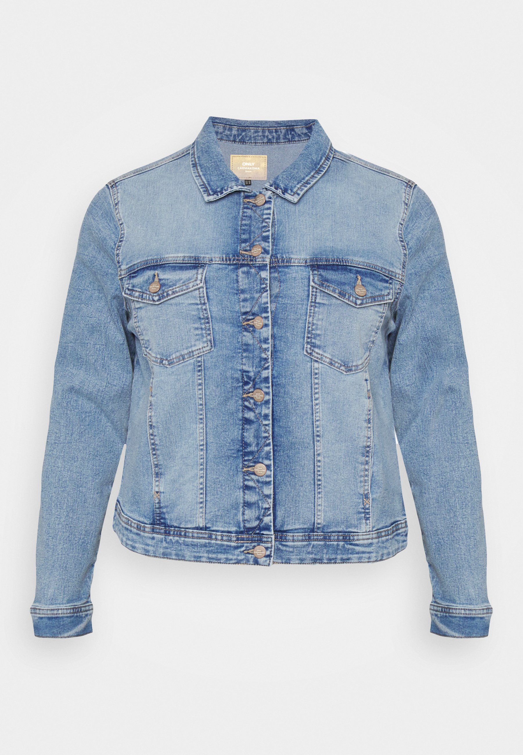 ONLY Carmakoma CARWESPA JACKET - Jeansjacke - light blue denim  