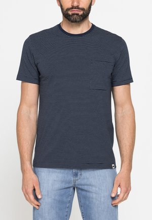Carrera Jeans, SUMMER STRIPED TEE - T-shirt con stampa - dress blue