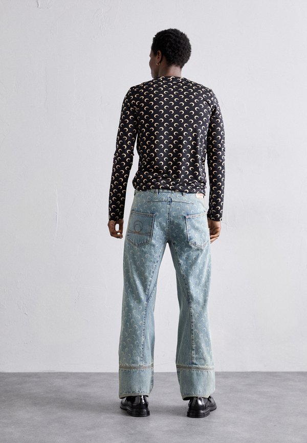 MOON LASER CURVED - Relaxed fit jeans - light beige3