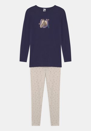 SCHLAFANZUG LANG - Pyjama set - dunkelblau