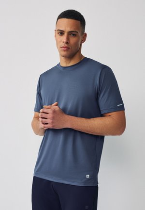 Next, REGULAR FIT-ACTIVE GYM TEXTURED TRAINING - Camiseta básica - steel blue