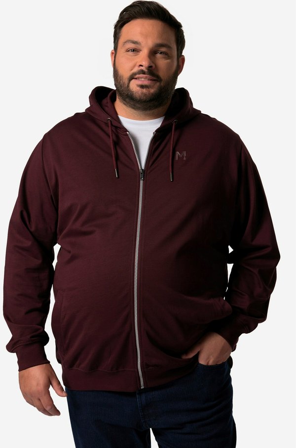 BIS 8 XL - Sweatjacke - dark ruby