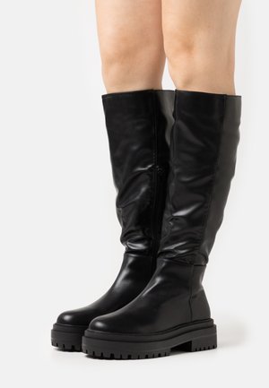 ANTONIA - Plateaulaarzen - black