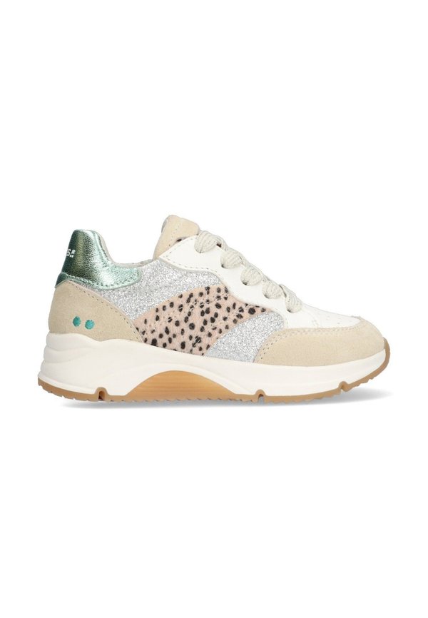 Lauflernschuh – zilver beige groen
