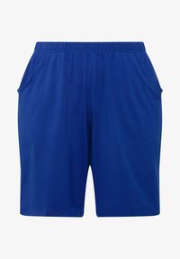 Ulla Popken BERMUDA - Shorts - blue/(rood)paars gemêleerd Ulla Popken BERMUDA - Shorts - blue/(rood)paars gemêleerd