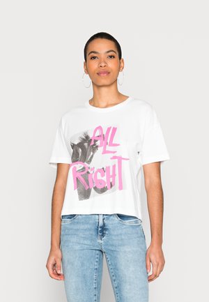 OCS AW  - T-shirt z nadrukiem - white