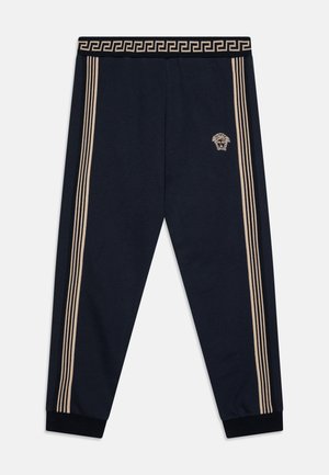 Versace CONTRAST MEDUSA EMBROIDERY UNISEX - Pantalones deportivos - uniform navy