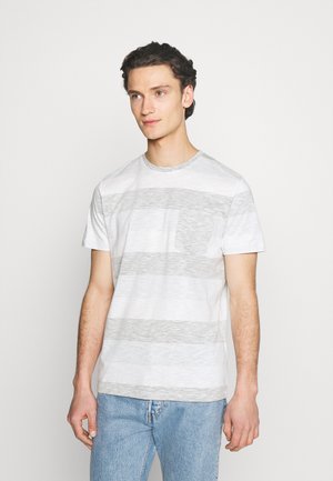 JJSTRIPE TEE CREW NECK - Majica kratkih rukava s printom - dusty olive