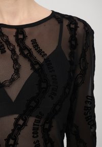 Versace Jeans Couture Top s dlhým rukávom - black
