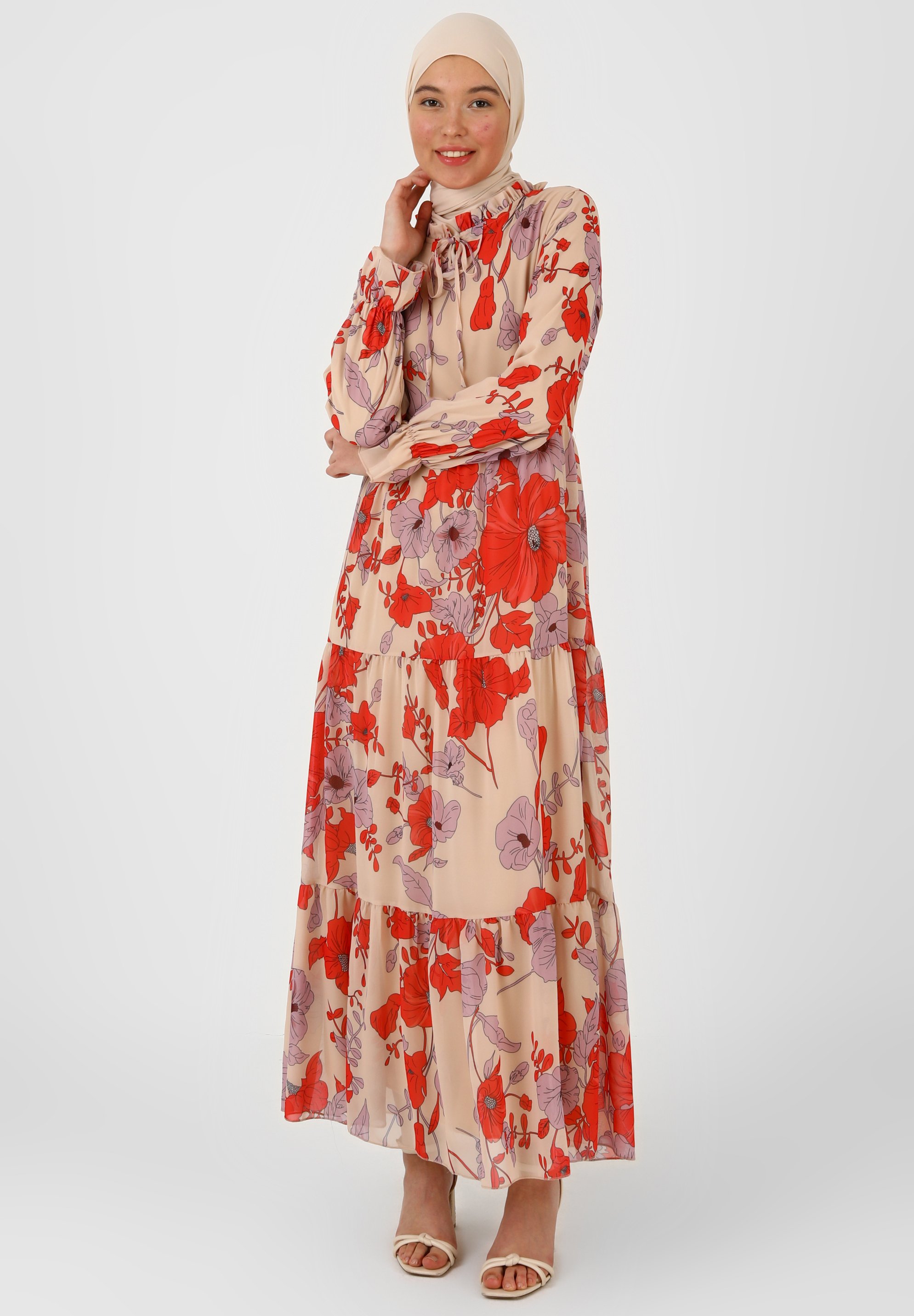 Modanisa MODEST - REFKA - Maxi dress - multicoloured/multi-coloured -  Zalando