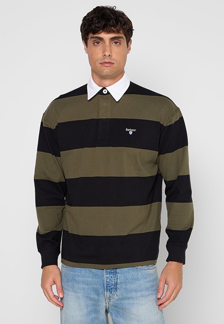 Barbour International Poloshirt zwart