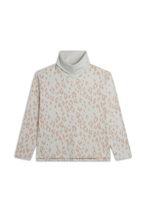 Jersey de punto - allover animalier white sand