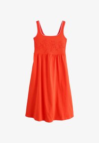 Niet geselecteerd, red embroidered