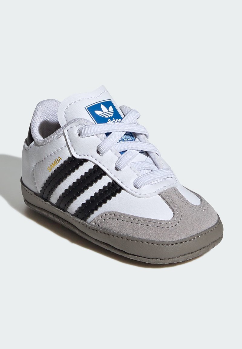 adidas Originals SAMBA KIDS - First shoes - ftwr white core black clear  granite/white - Zalando.ie
