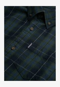 Selezionato, hoxton check navy green