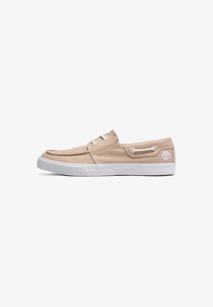 MYLO BAY  - Boat shoes - light beige canvas