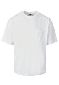 Urban Classics HEAVY BOXY POCKET TEE - Jednoduché tričko - white