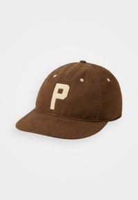 FELT-PATCH CHAMOIS BALL CAP  - Cap - chocolate mousse