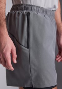 Pier One Sport Pantalón corto de deporte - dark grey