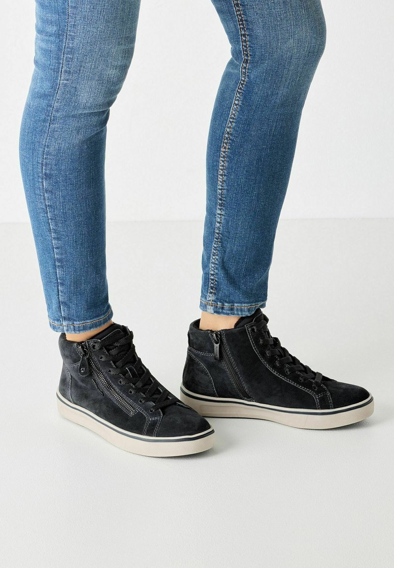 Tamaris COMFORT SNEAKER - Sneakers alte - navy suede