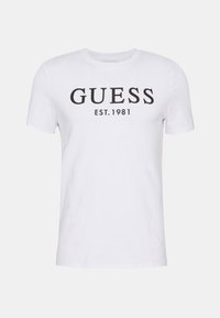 T-shirt med print - true white