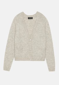 Cardigan - mottled light grey