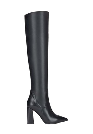 Z CZUBKIEM W SZPIC  - Overknee laarzen - black
