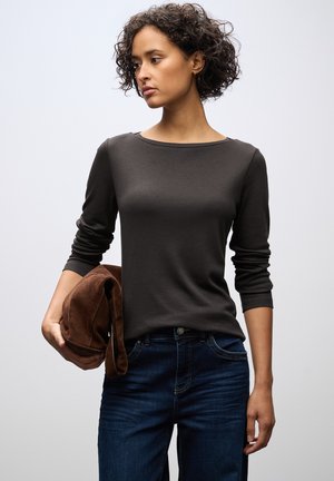 BASIC - Langærmet T-shirt - braun